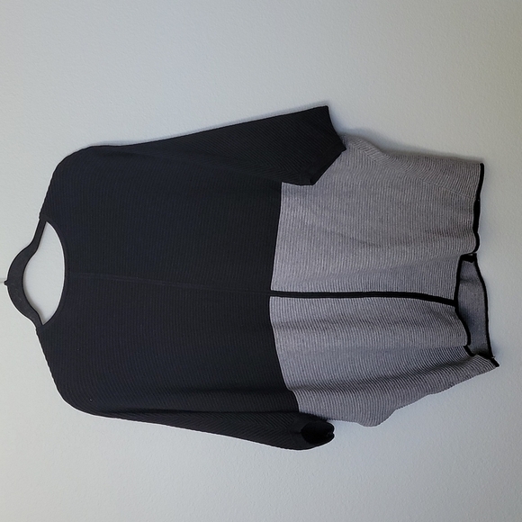Lane Bryant Casual Office colorblock Ribbed Button Front Cardigan 14/16 - Picture 8 of 9